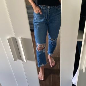 Z1975 Ripped Mom Jeans